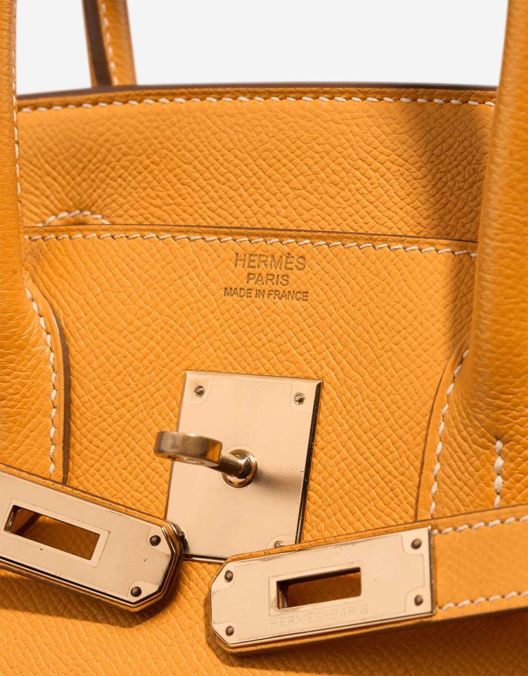 Hermès Birkin 30 Epsom Moutarde / Orange Logo | Sell your designer bag