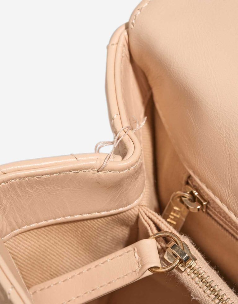 Chanel Timeless Handle Large Calf Beige Signs of wear | Sell your designer bag