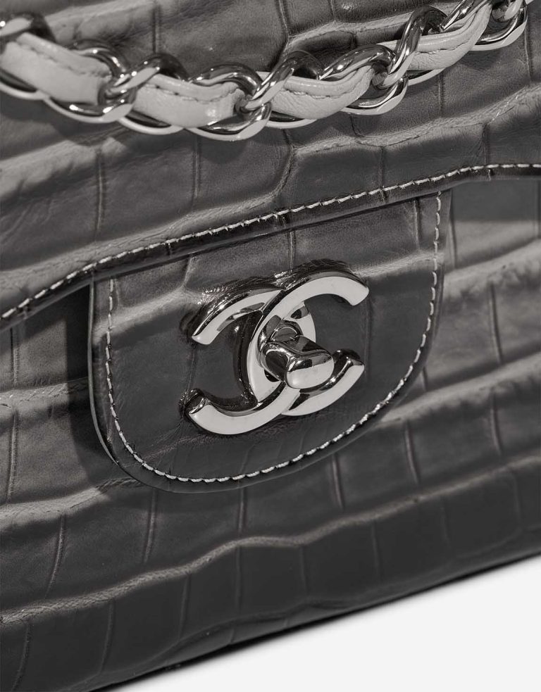 Chanel Timeless Jumbo Crocodile Grey / Ombre Front | Sell your designer bag