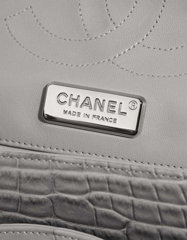 Chanel Timeless Jumbo Crocodile Grey / Ombre Logo | Sell your designer bag