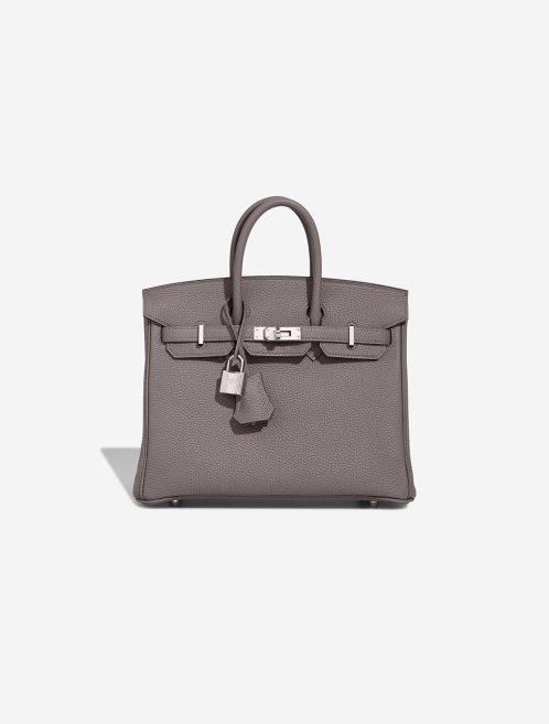 Hermès Birkin 25 Togo Gris Meyer Front | Sell your designer bag