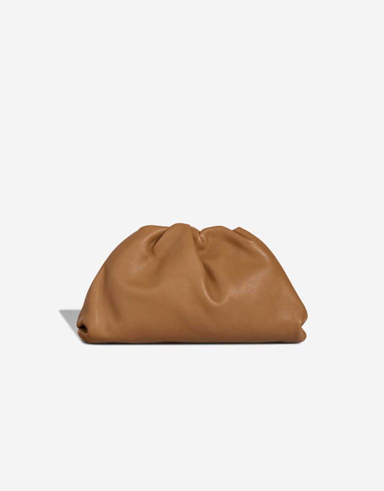 Bottega Veneta Pouch Small Calf Teak Front | Sell your designer bag