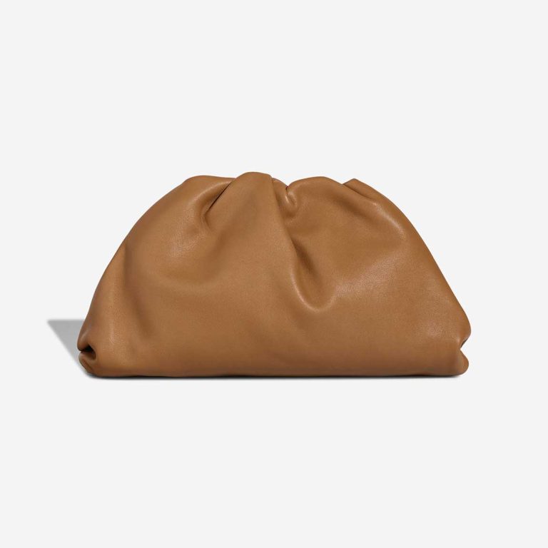 Bottega Veneta Pouch Small Calf Teak Front | Sell your designer bag