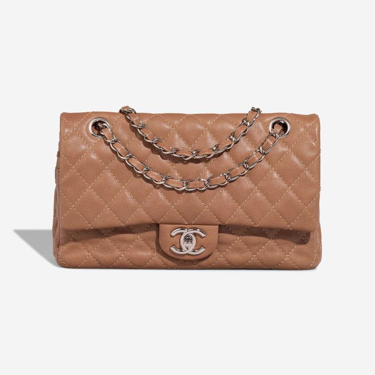 Chanel Timeless Medium Caviar Brown Front | Sell your designer bag