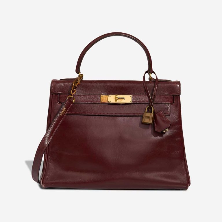 Hermès Kelly 28 Box Kalbsleder  Rouge H Front | Verkaufen Sie Ihre Designertasche