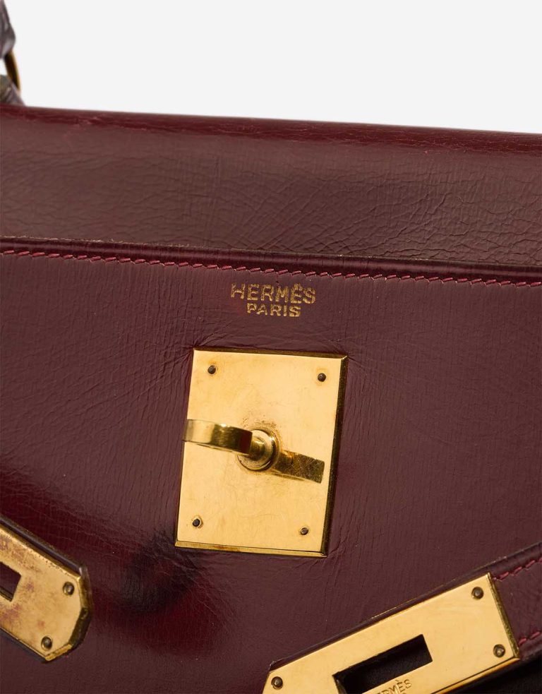 Hermès Kelly 28 Box Kalbsleder  Rouge H Logo | Verkaufen Sie Ihre Designertasche