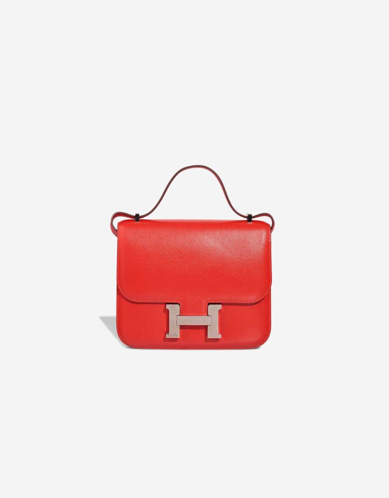 Hermès Constance 18 Tadelakt Rouge Tomate Front | Sell your designer bag