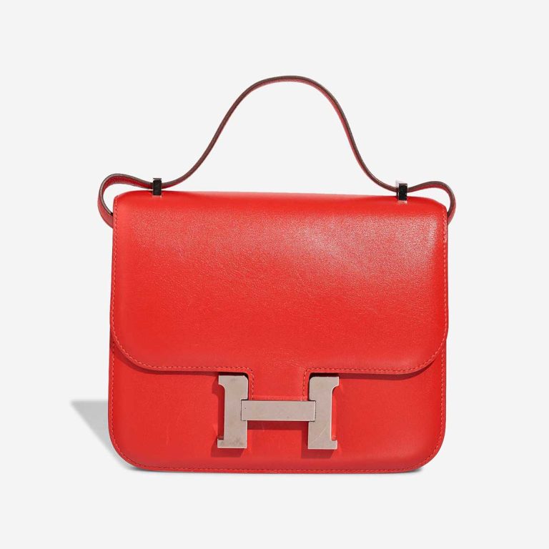 Hermès Constance 18 Tadelakt Rouge Tomate Front | Sell your designer bag