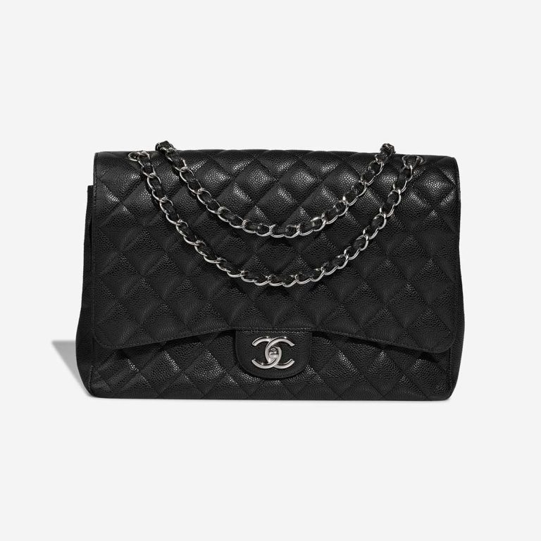 Chanel Timeless Maxi Caviar Black Front | Sell your designer bag