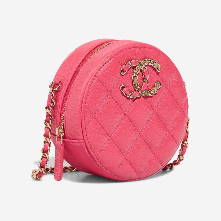 Chanel 19 Round Clutch Caviar Pink | Sell your designer bag