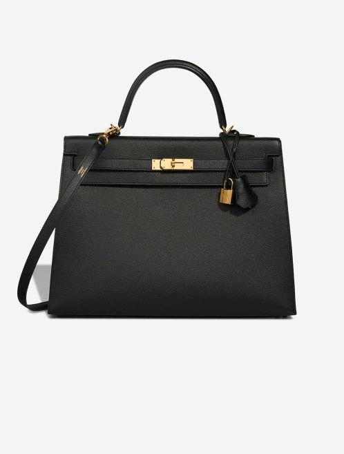 Hermès Kelly 35 Epsom Black Front | Sell your designer bag