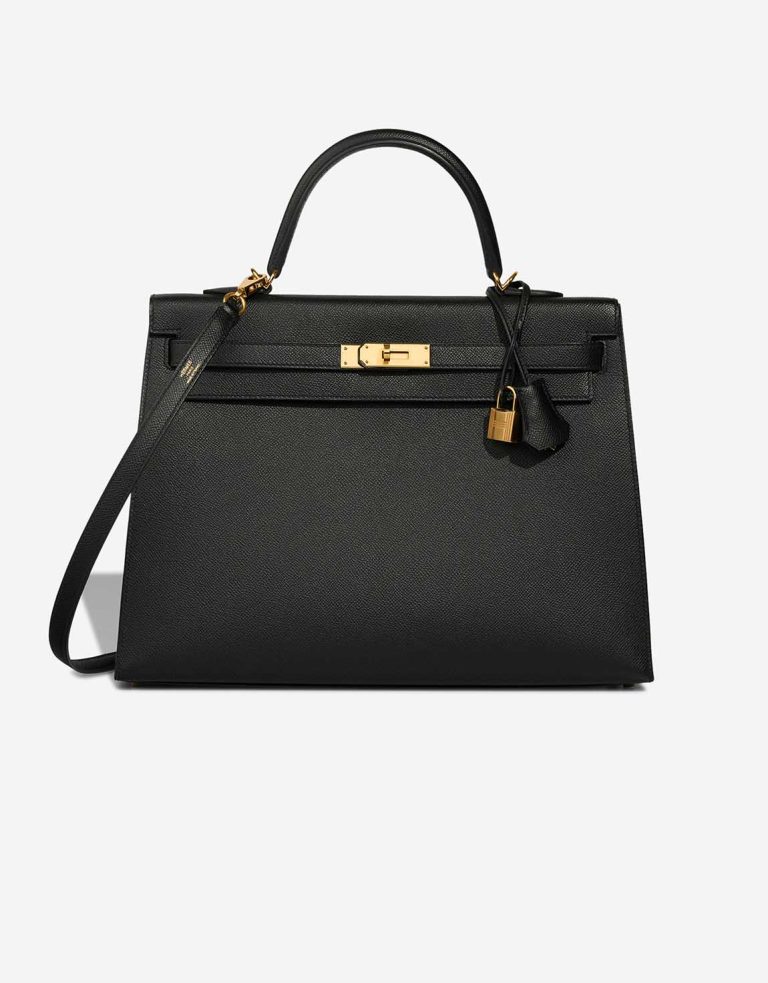 Hermès Kelly 35 Epsom Black Front | Sell your designer bag