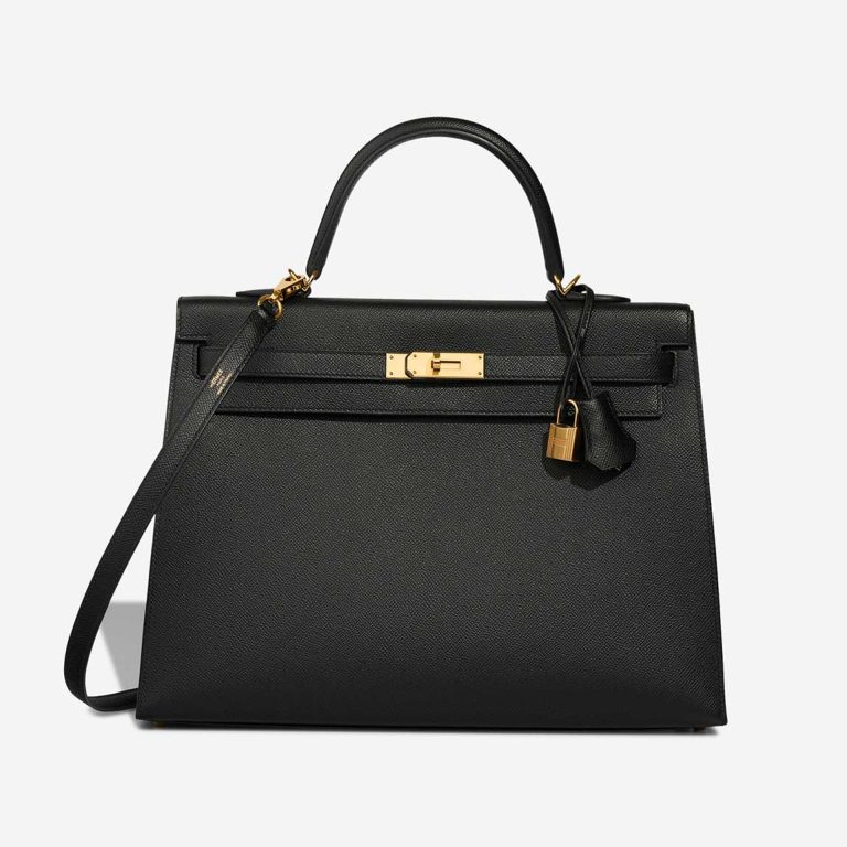 Hermès Kelly 35 Epsom Black Front | Sell your designer bag