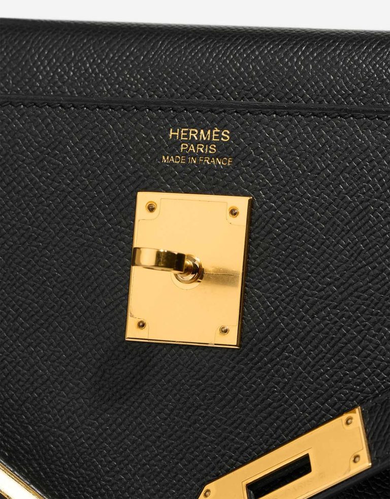 Hermès Kelly 35 Epsom Black Logo | Sell your designer bag