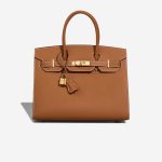 Hermès Birkin 30 Epsom Gold Front | Sell your designer bag