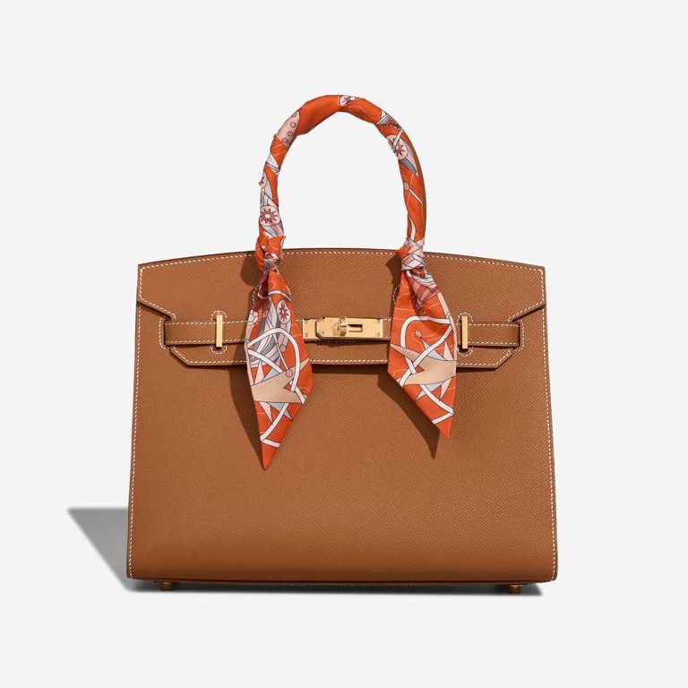 Hermès Birkin 30 Epsom Gold Front | Sell your designer bag