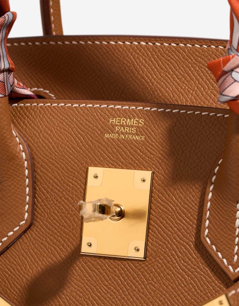 Hermès Birkin 30 Epsom Gold Logo | Sell your designer bag