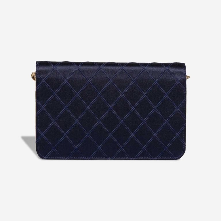 Chanel Timeless Wallet On Chain Silk / Lamb Blue / Gold | Sell your designer bag