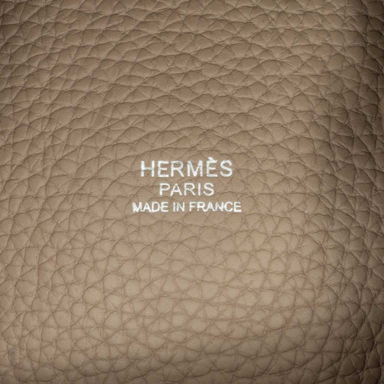 Hermès Picotin 26 Clémence Gris Tourterelle Zurück | Verkaufen Sie Ihre Designertasche