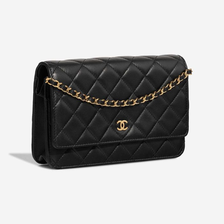 Chanel Timeless Wallet On Chain Lamb Black | Sell your designer bag