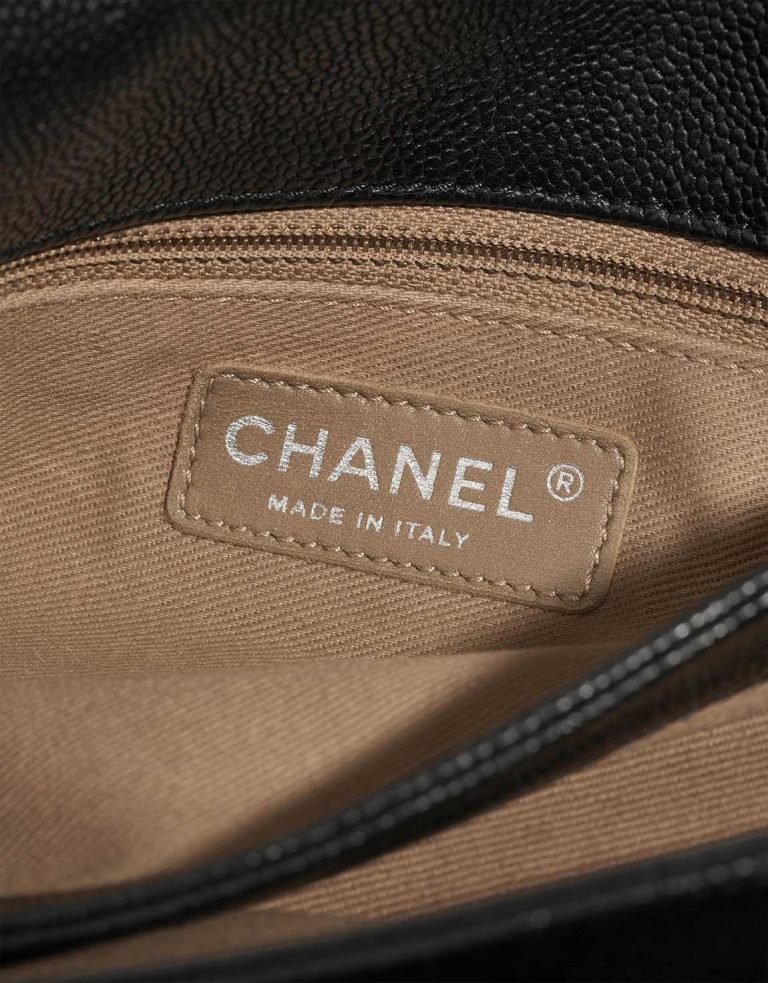 Chanel Timeless Medium Caviar Black Logo | Sell your designer bag