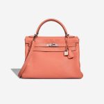 Hermès Kelly 32 Taurillon Clémence Rose Tea Front | Sell your designer bag