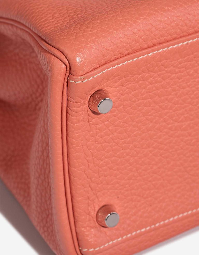 Hermès Kelly 32 Taurillon Clémence Rose Tea Signs of wear | Sell your designer bag