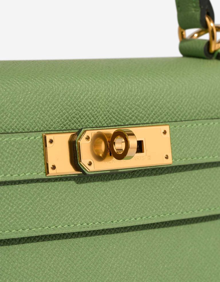 Hermès Kelly 28 Epsom Vert Criquet Closing System | Sell your designer bag