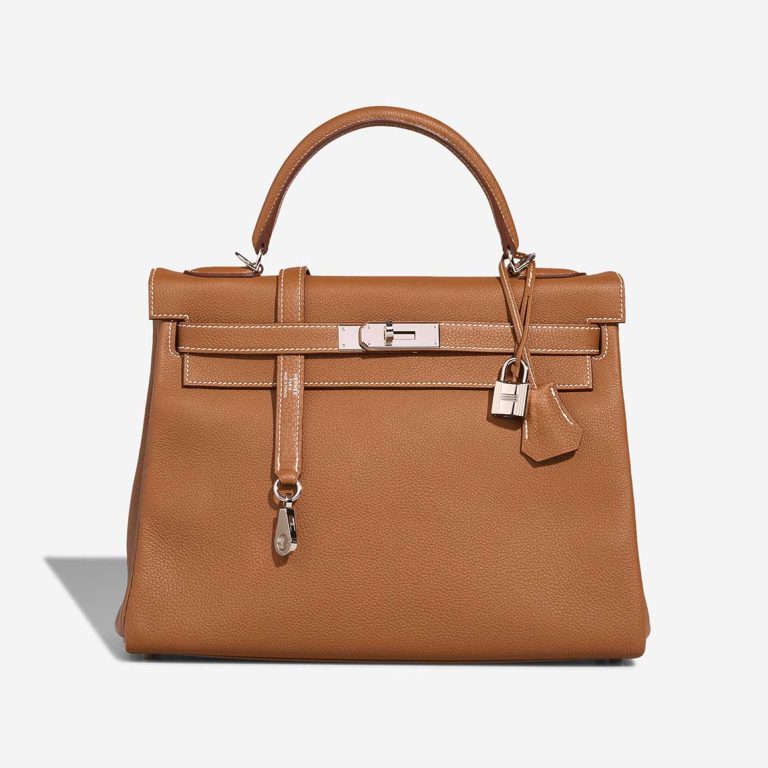 Hermès Kelly 32 Togo Gold Front | Sell your designer bag