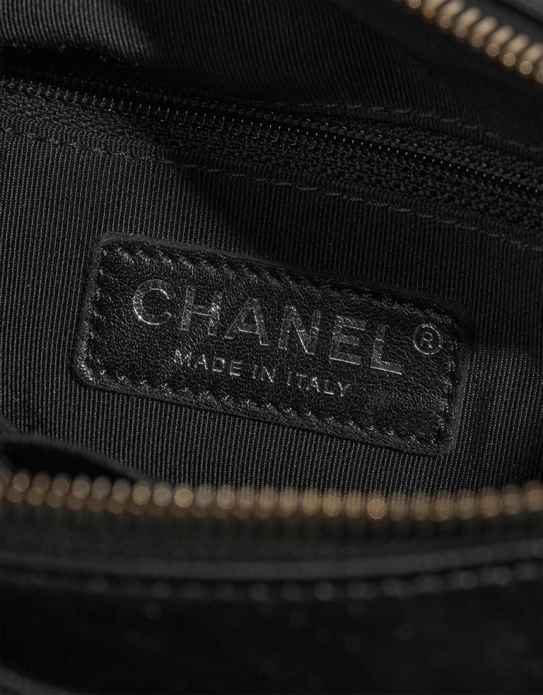 Chanel Gabrielle Small Tweed / Lamb Black / Gold Logo | Sell your designer bag