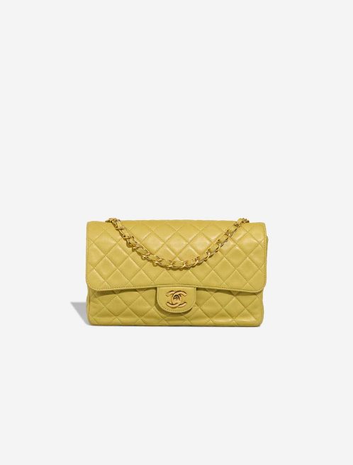 Chanel Timeless Medium Lamb Yellow Front | Sell your designer bag