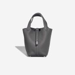 Hermès Picotin 18 Taurillon Clémence Ardoise Front | Sell your designer bag