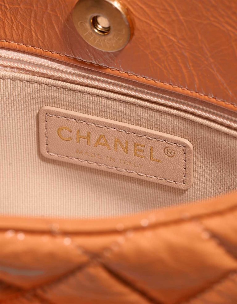 Chanel Hobo Aged Calf Orange Logo | Sell your designer bag