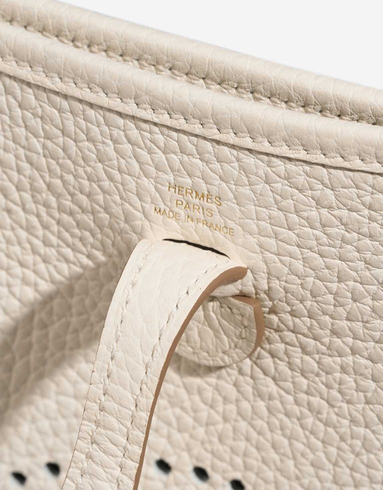 Hermès Evelyne 16 Taurillon Clémence White Logo | Sell your designer bag