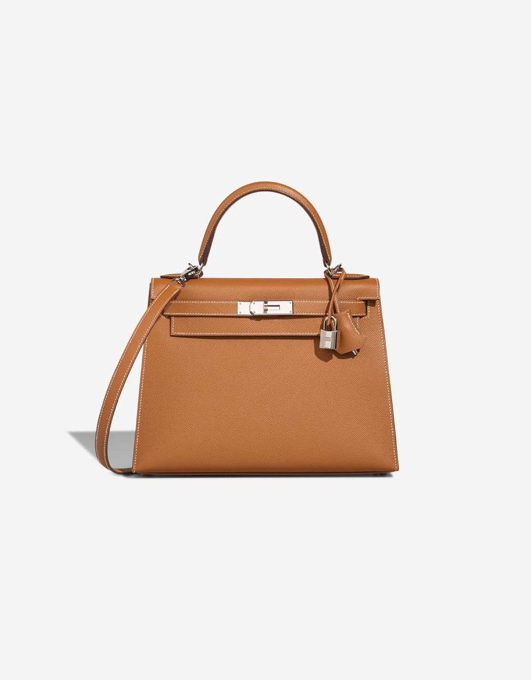 Hermès Kelly 28 Epsom Gold Front | Sell your designer bag