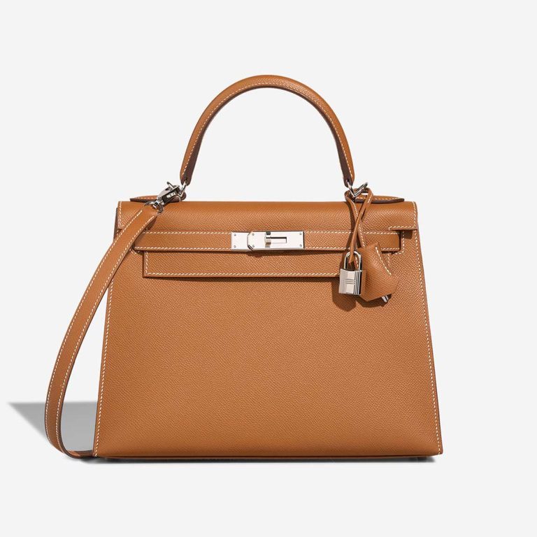 Hermès Kelly 28 Epsom Gold Front | Sell your designer bag