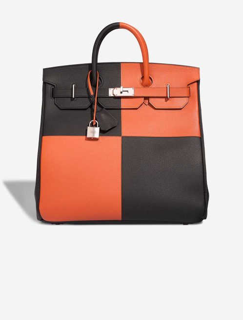 Hermès Haut à Courroies 40 Togo / Evercolor Black / Feu Front | Sell your designer bag