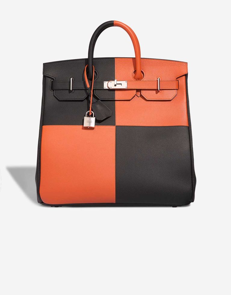 Hermès Haut à Courroies 40 Togo / Evercolor Black / Feu Front | Sell your designer bag