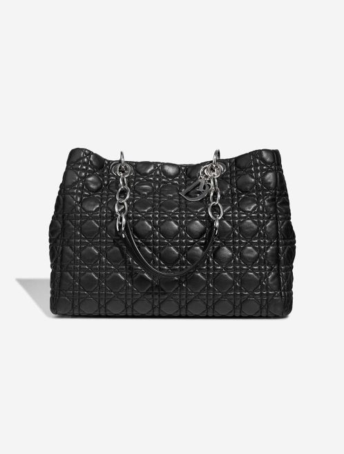 Dior Shopper Medium Lamb Black Front | Sell your designer bag