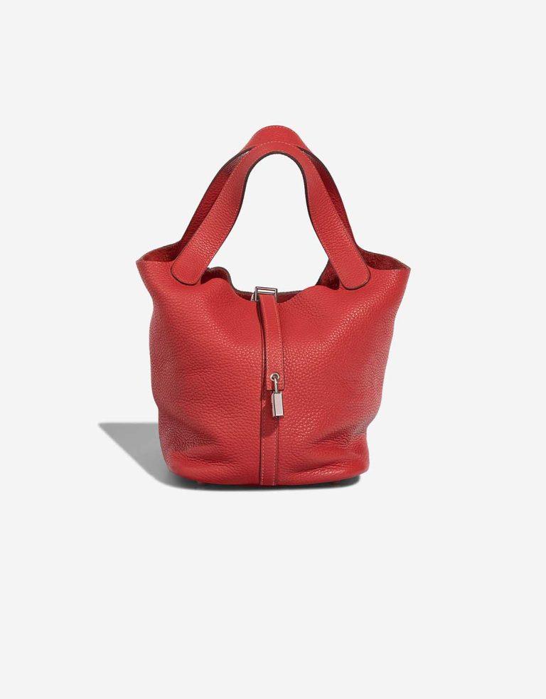 Hermès Picotin 22 Clémence Rouge Duchesse Front | Sell your designer bag