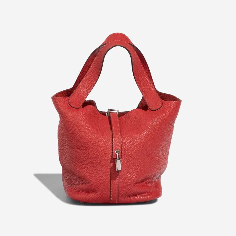 Hermès Picotin 22 Clémence Rouge Duchesse Front | Sell your designer bag