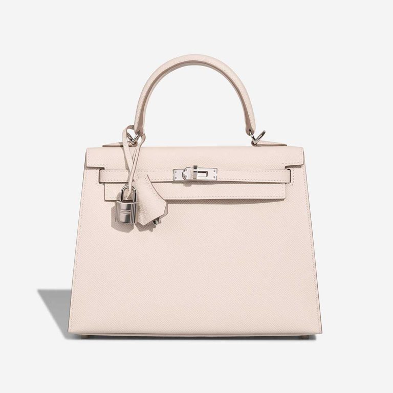 Hermès Kelly 25 Epsom Craie Front | Sell your designer bag