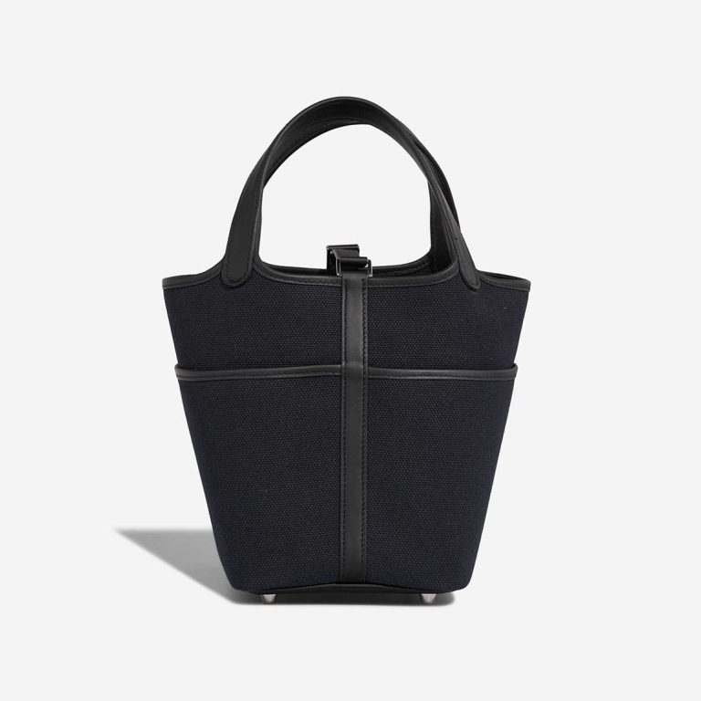 Hermès Picotin Cargo 18 Toile / Swift Black / Bleu Marine | Sell your designer bag