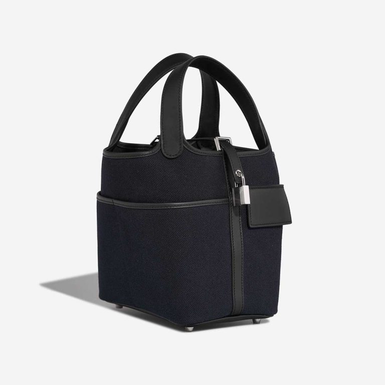 Hermès Picotin Cargo 18 Toile / Swift Black / Bleu Marine | Sell your designer bag