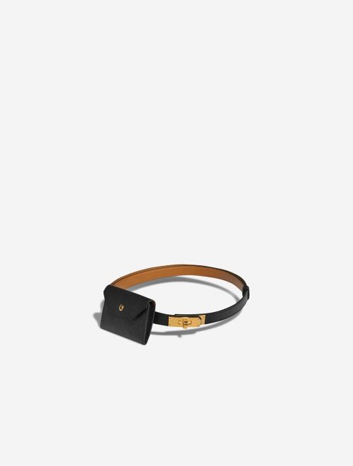 Hermès Kelly Belt Bag Epsom Black Front | Sell your designer bag