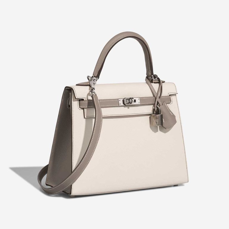 Hermès Kelly 25 Epsom Craie / Gris Asphalte | Sell your designer bag