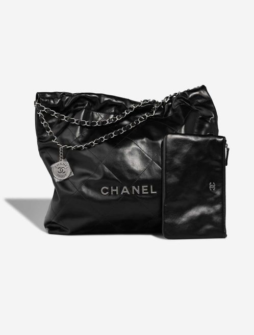 Chanel 22 Large Calf Black Front | Sell your designer bag