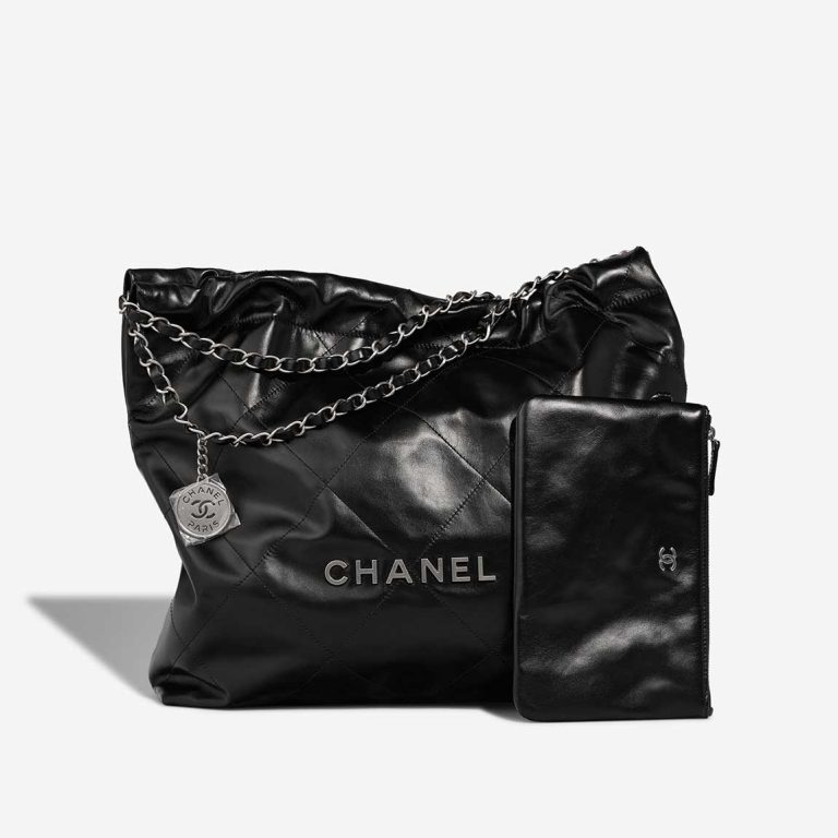 Chanel 22 Large Calf Black Front | Sell your designer bag