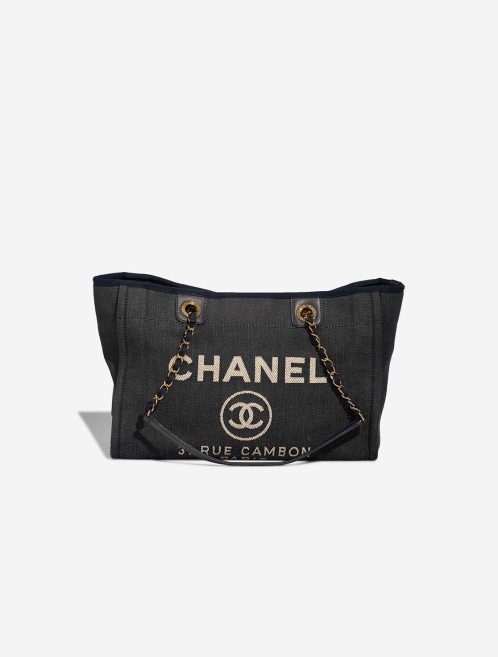 Chanel Deauville Small Denim Dark Blue Front | Sell your designer bag