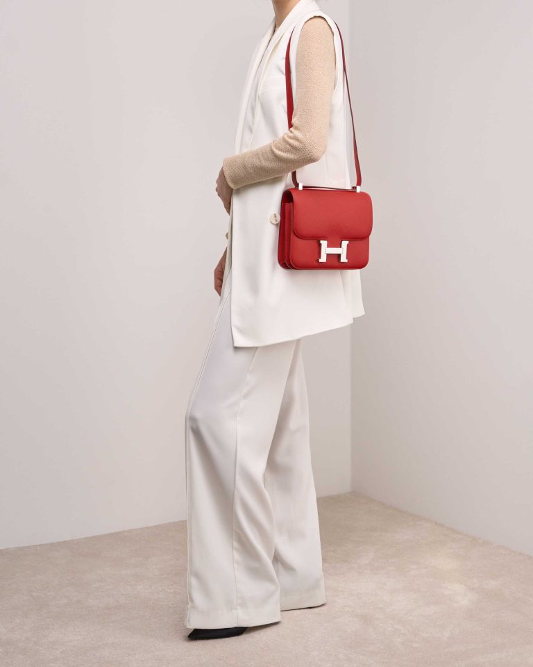 Hermès Constance 24 Epsom Rouge Casaque Front | Sell your designer bag